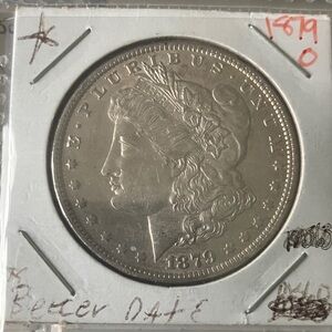 Morgan silver dollar better date high grade